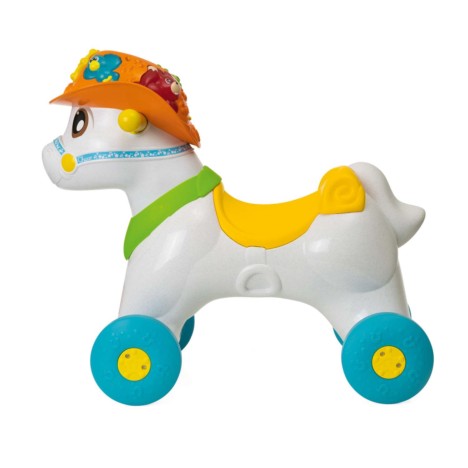 Игрушка-каталка Chicco Говорящая лошадка Baby Rodeo - фото 9