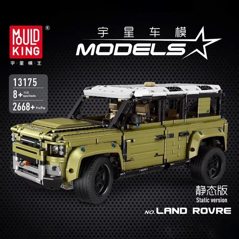 Конструктор Mould King Модель автосалона 1:8 спортивная машина-машина  внедорожник LAND ROVER Defender купить по цене 10755 ₽ в интернет-магазине  Детский мир