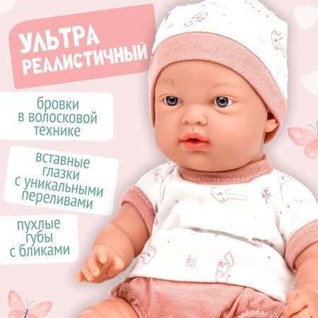 Испанская кукла Arias reborn мини реборн пупс реалистичная мягконабивная 28 см