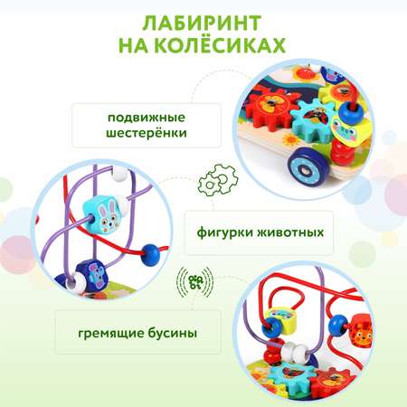 Игрушка развивающая BabyGo Каталка-лабиринт