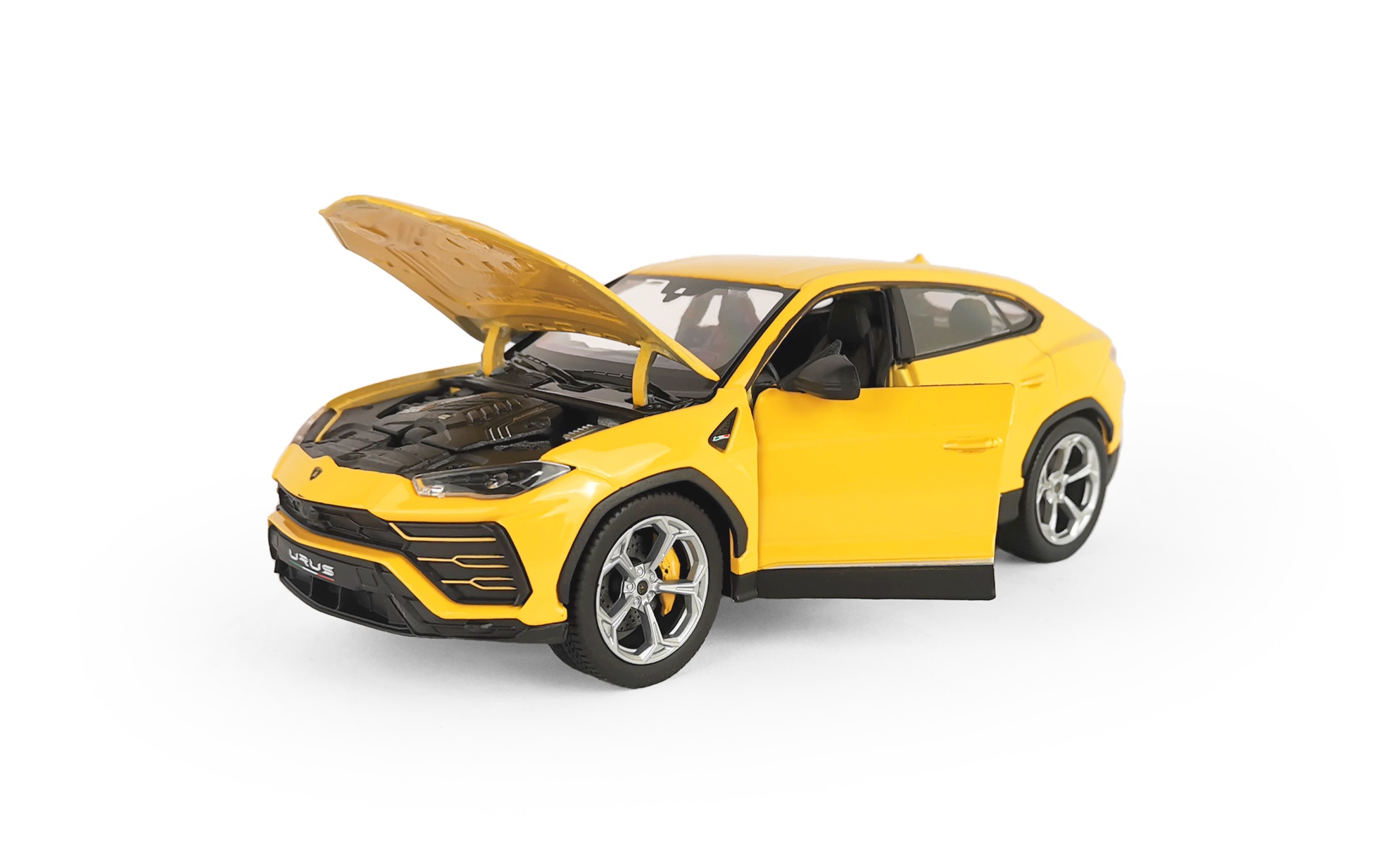 Автомобиль Welly Lamborghini Urus 1:24 желтый 24094W - фото 4