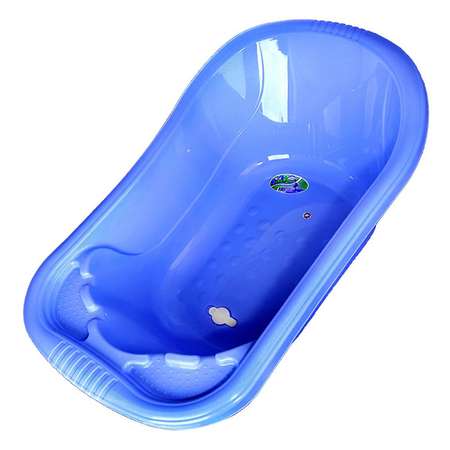 Ванна детская elfplast для купания со сливным клапаном 50 л синий
