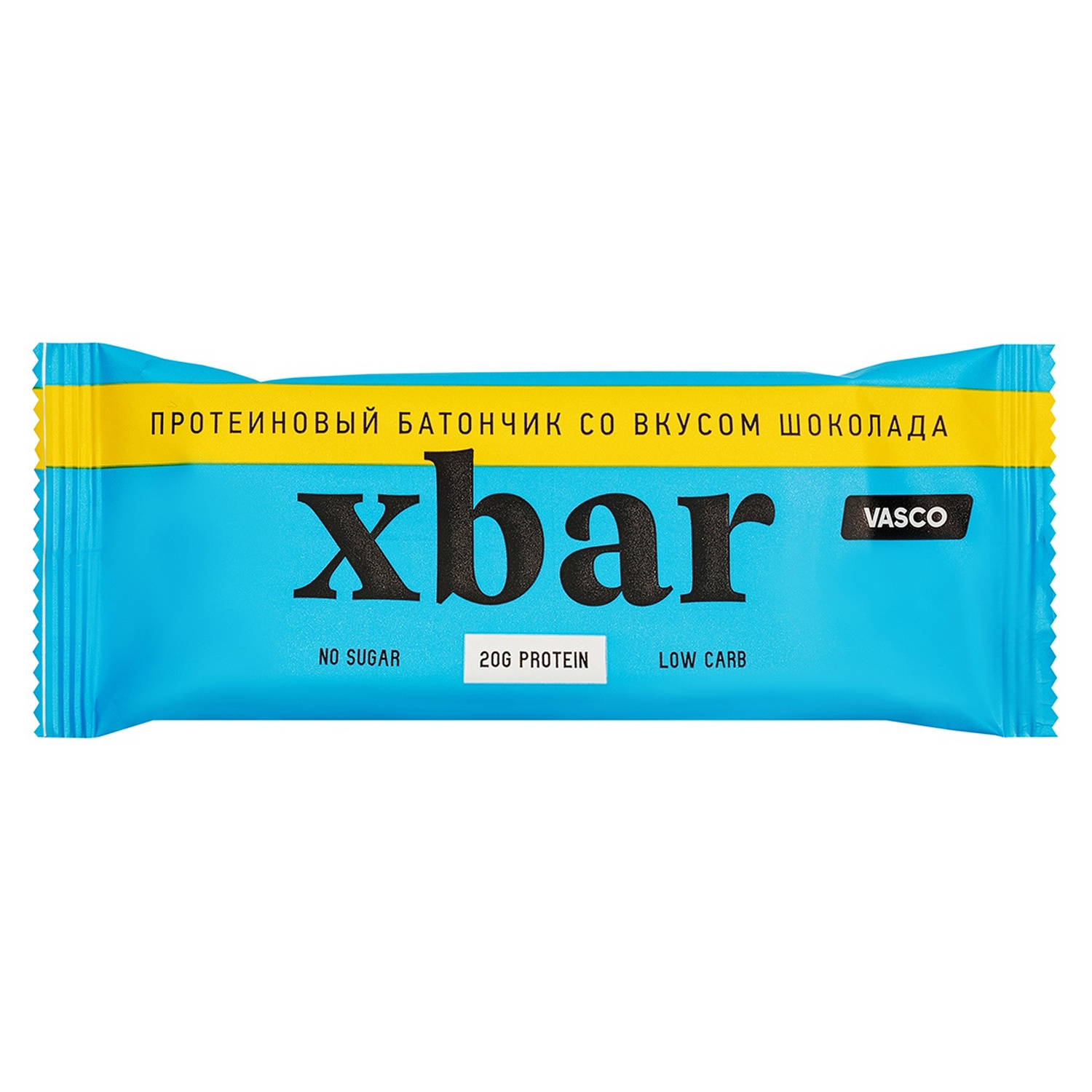 Батончик Vasco Xbar протеиновый шоколад 60г - фото 1