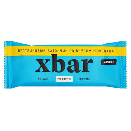 Батончик Vasco Xbar протеиновый шоколад 60г