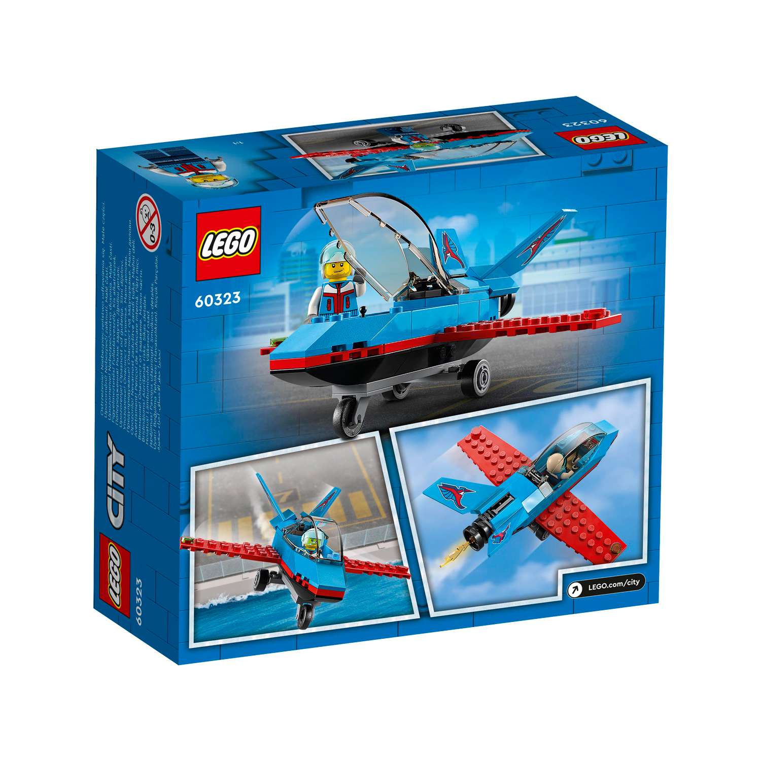 Конструктор детский LEGO City Трюковый самолёт 60323 - фото 13