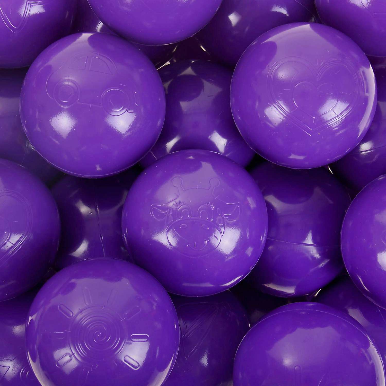 Шарики для сухого бассейна Соломон 500 шт цвет фиолетовый - фото 2