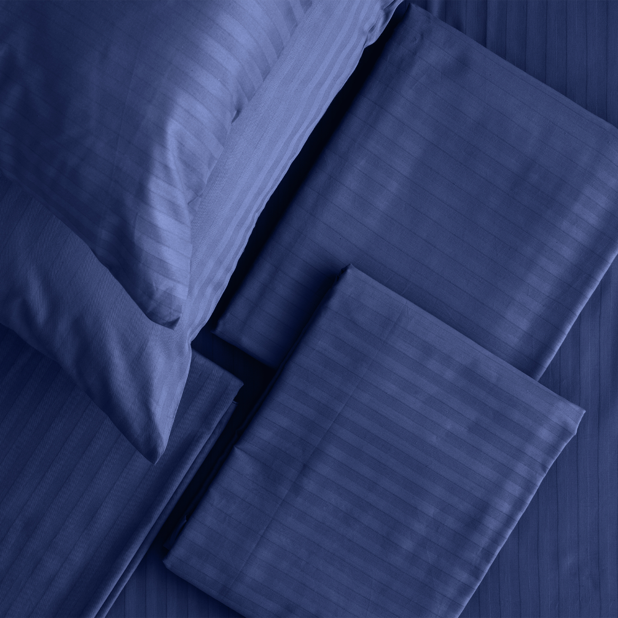 Комплект постельного белья Verossa 2.0СП Indigo страйп-сатин наволочки 70х70см 100% хлопок - фото 9