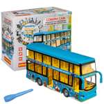 Развивающий конструктор BONDIBON Туристический автобус 55 деталей с отверткой серия Собирай и играй