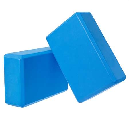Блоки для йоги 2 шт. STRONG BODY синие