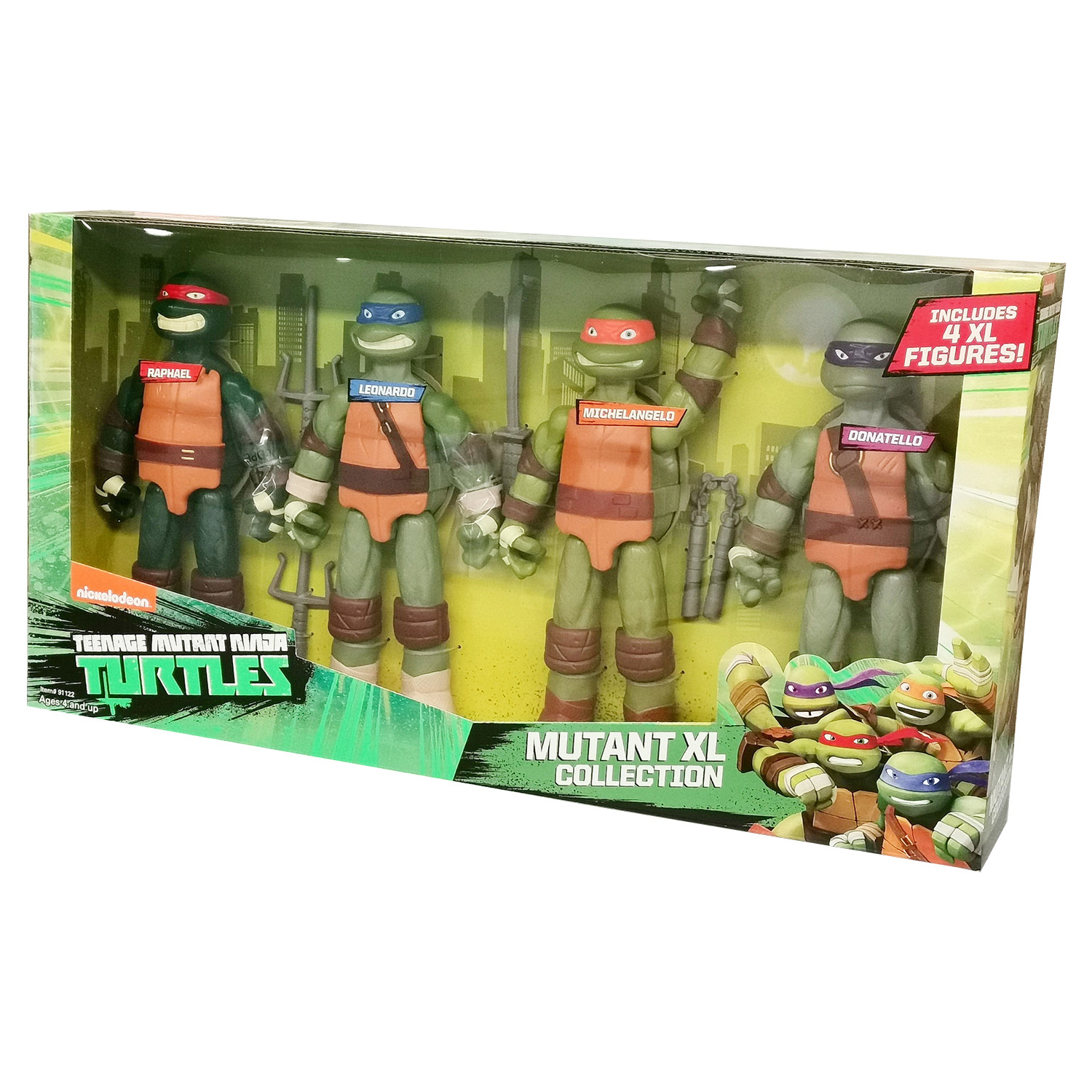 Набор фигурок TMNT XL Черепашки-ниндзя 4шт 91122 - фото 3