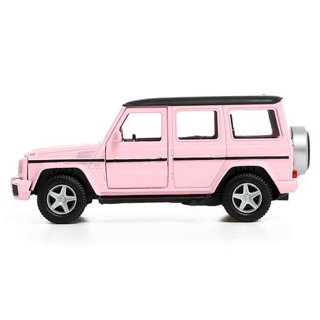 Машина Автоград металлическая MERCEDES-BENZ G63 AMG 1:32 инерция цвет матовый розовый