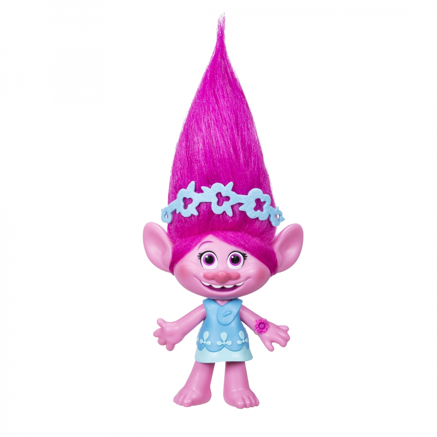 Фигурка Trolls среднего размера с музыкой Розочки - фото 1