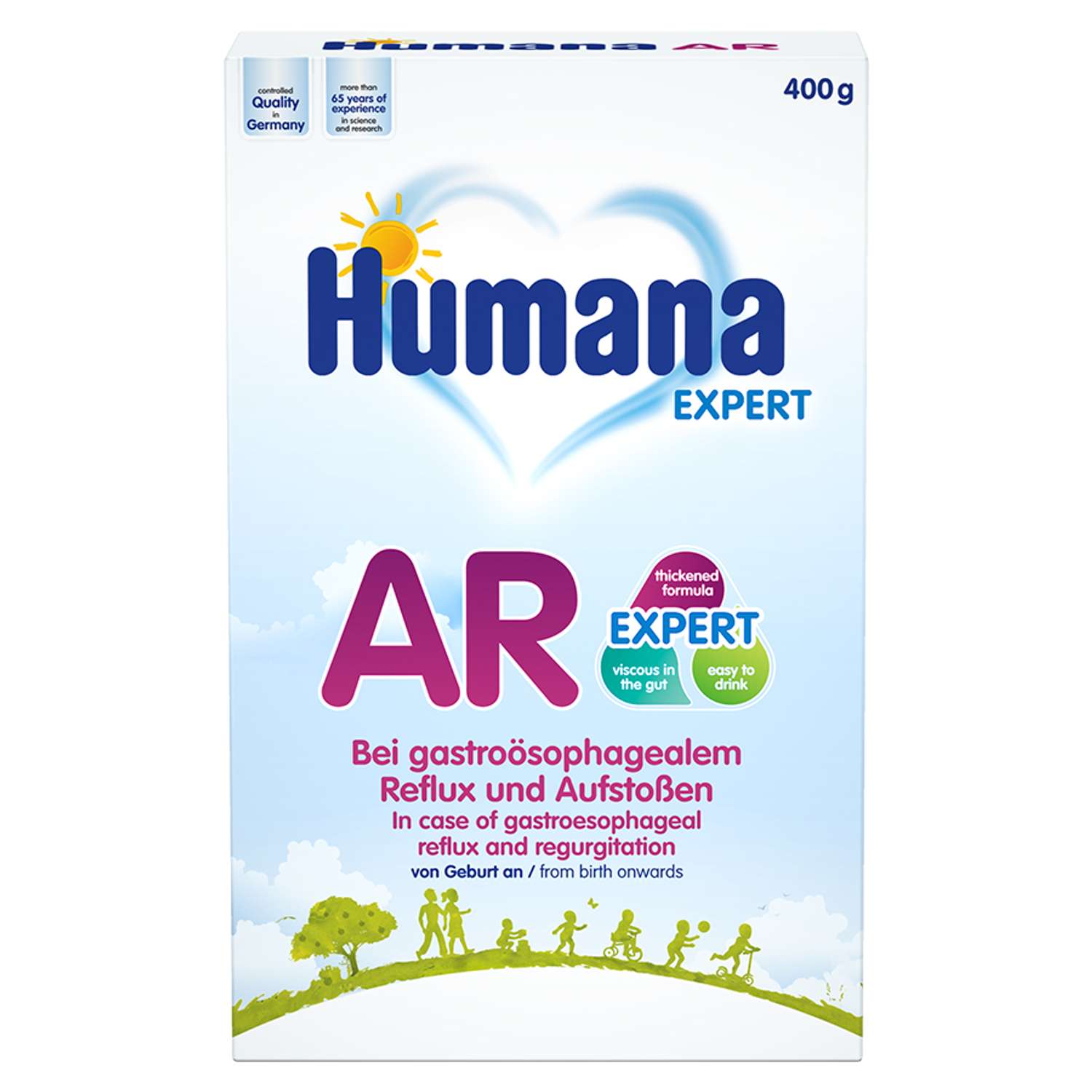 Смесь Humana Эксперт AR антирефлюкс 400г c 0месяцев Humana - фото 1