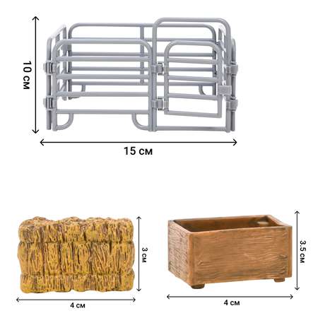 Набор фигурок Masai Mara На ферме 8 предметов ММ205-027