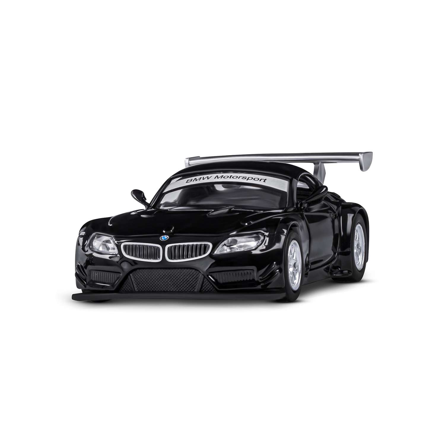 Машинка металлическая АВТОпанорама игрушка детская 1:38 BMW Z4 GT3 черный инерционная JB1200132 - фото 9