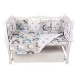 Комплект постельного белья Amarobaby Велосипедисты 4предмета AMARO-3015-Ve