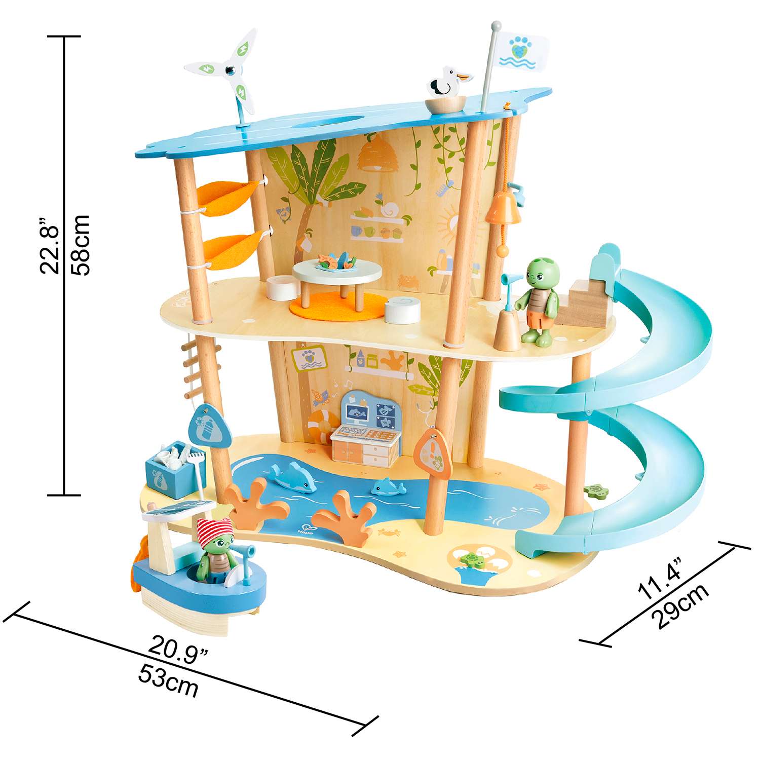 Детский игровой набор HAPE Океаническая спасательная станция E3419_HP - фото 3