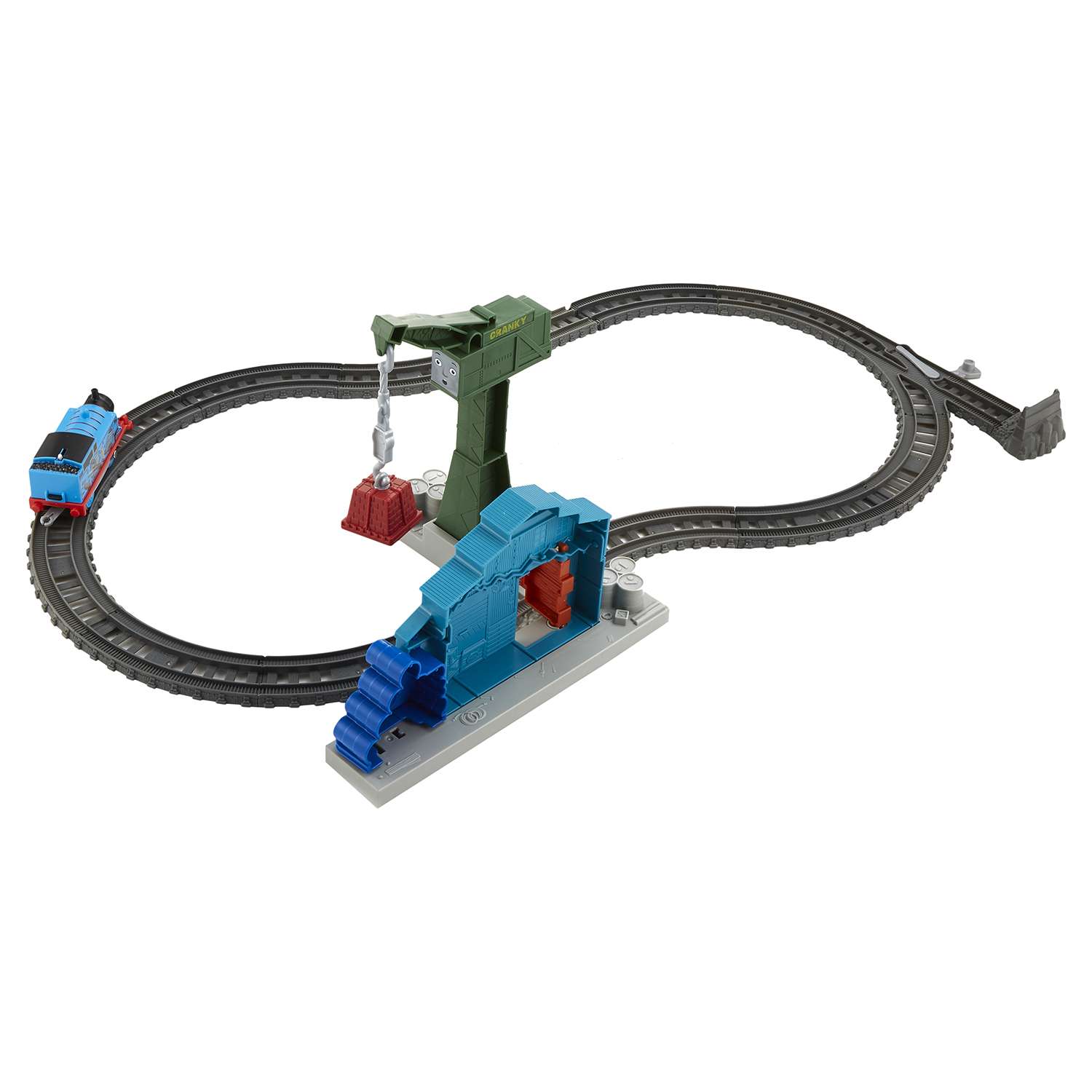 Игровой набор Thomas & Friends с паровозиком Томасом и подъемным краном Крэнки DVF73 - фото 8