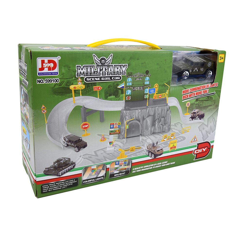 Парковка CHJIAHUIDA TOYS Бункер военных многоуровневый JHD599100 - фото 6