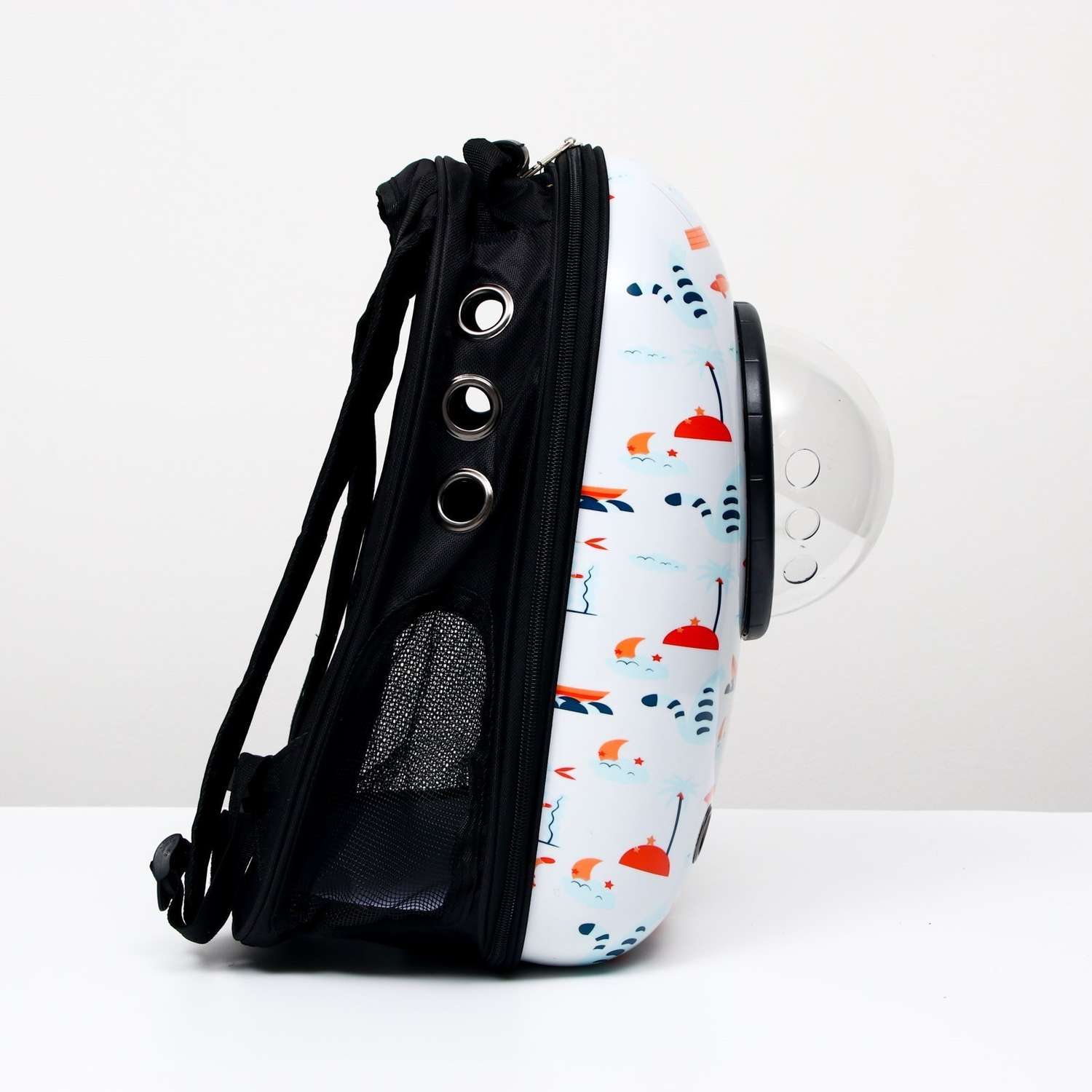 Рюкзак для переноски животных Пижон с окном для обзора «Хочу на море!» - фото 2