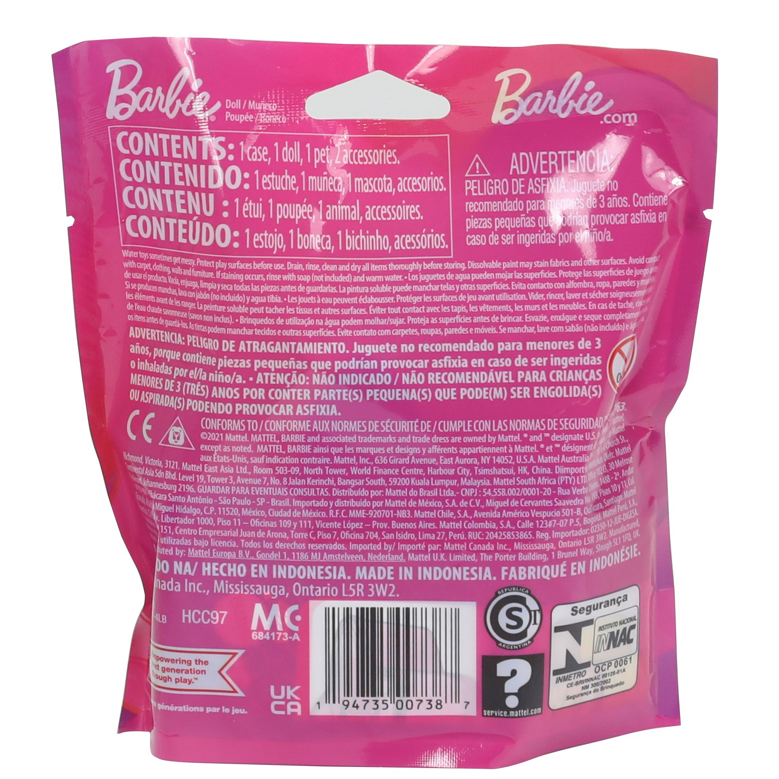 Кукла модельная Barbie HCC97 - фото 3