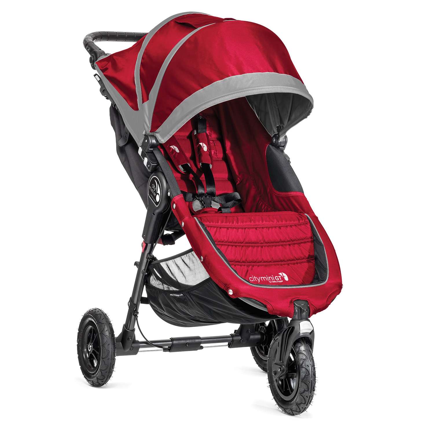 Коляска Baby Jogger City Mini GT с бампером Crimson - фото 1