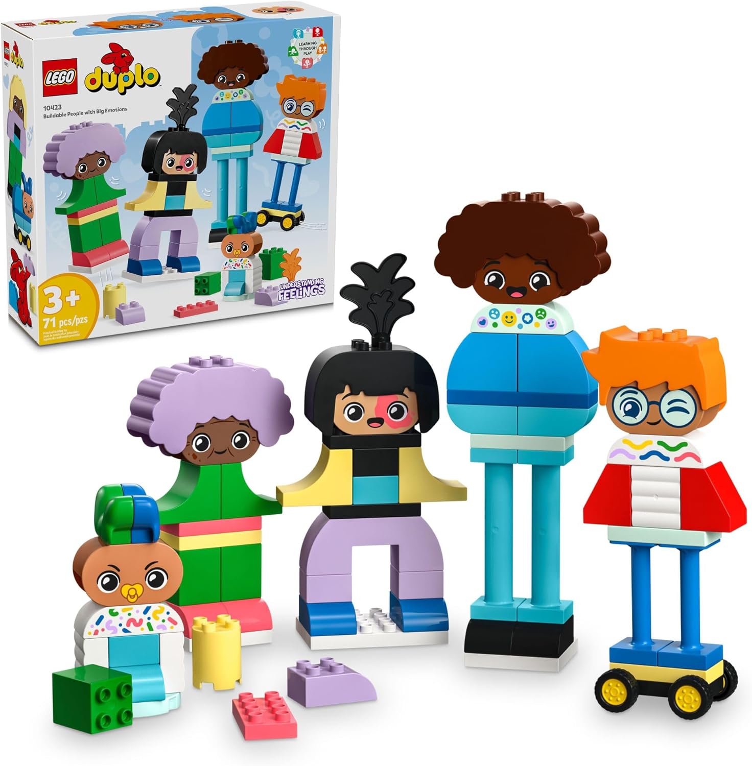 Конструктор LEGO DUPLO Создаваемые люди с большими эмоциями 10423 - фото 1