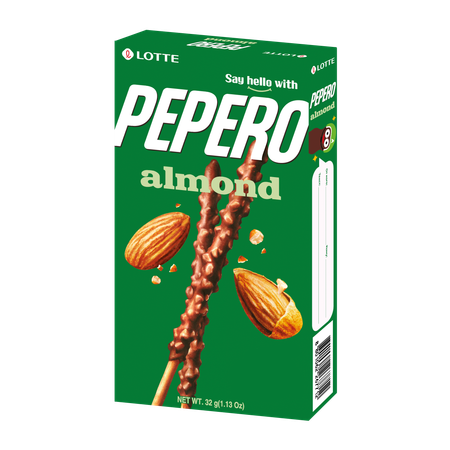 Соломка  Lotte Pepero с шоколадной глазурью с миндалем 47г