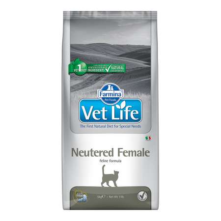 Корм для кошек Farmina VetLife стерилизованных 5кг 5070