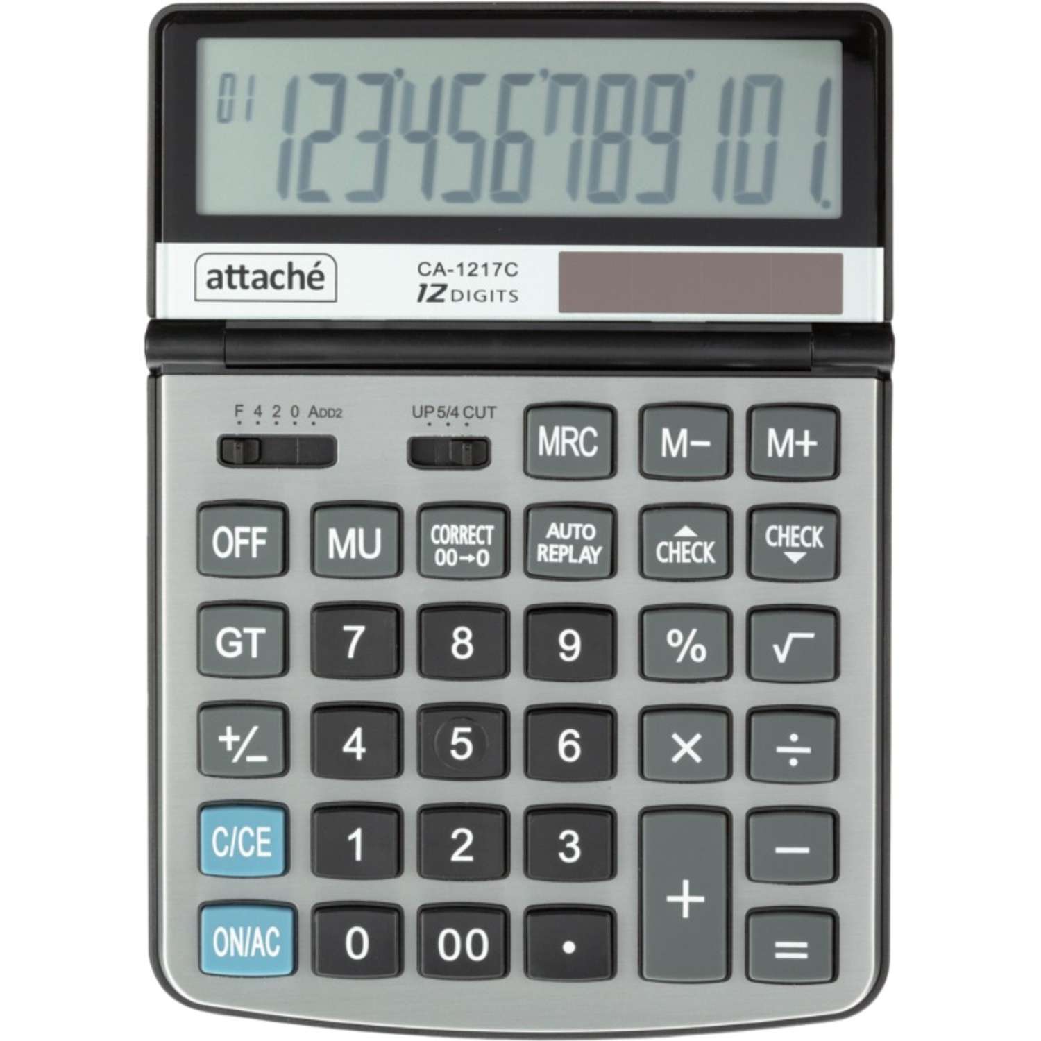 Калькулятор Attache настольный полноразмерный 12ти разрядный 1 шт - фото 1