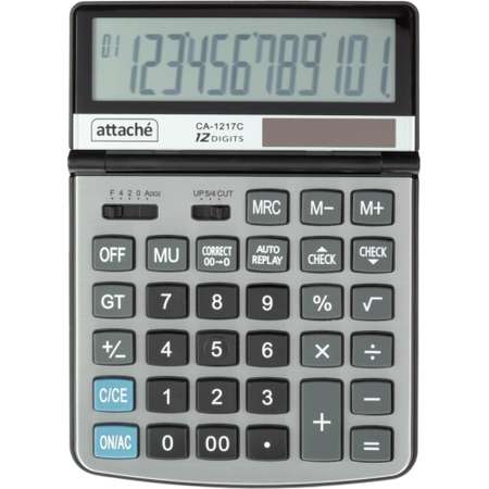 Калькулятор Attache настольный полноразмерный 12ти разрядный 1 шт