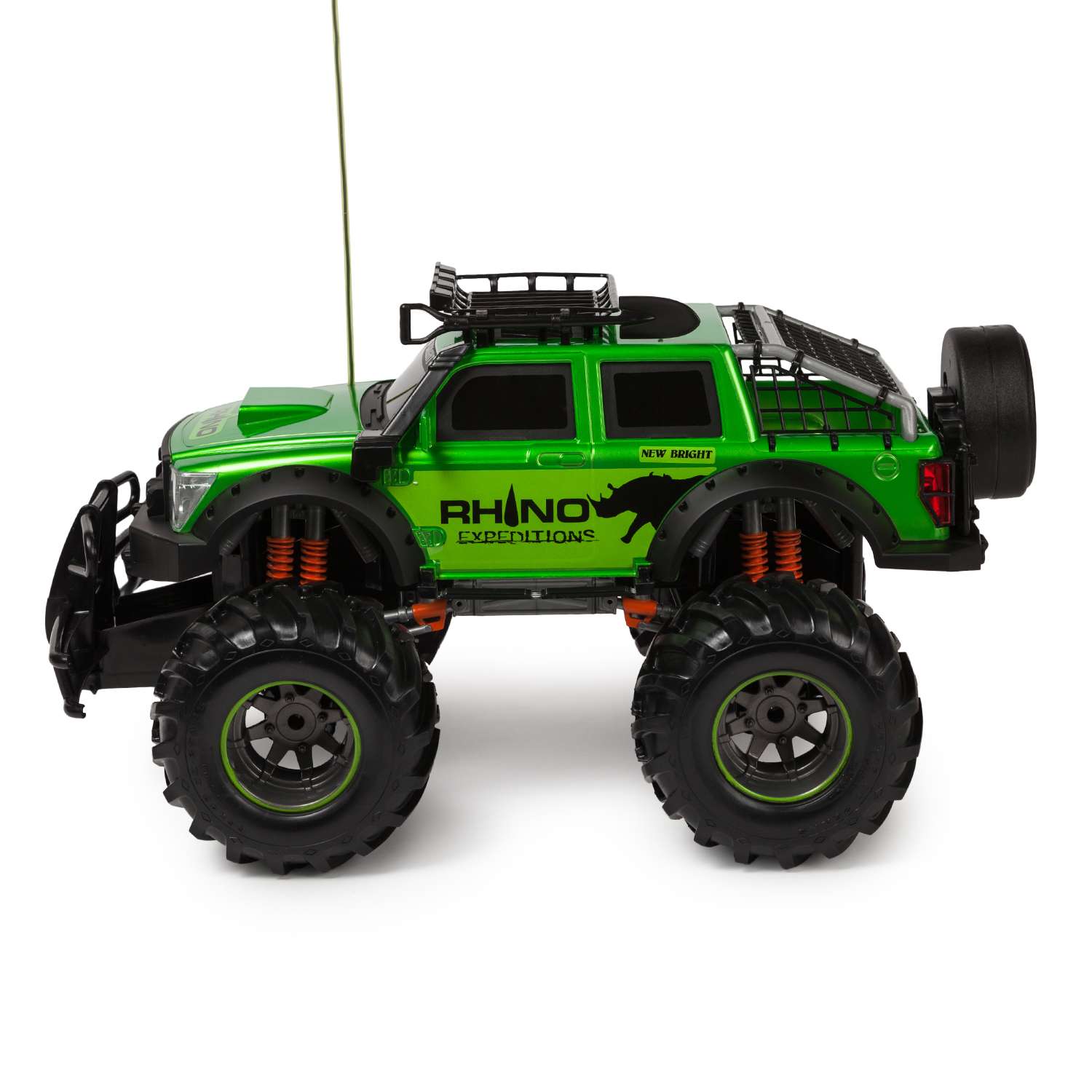 Машина радиоуправляемая New Bright Джип Rhino полный привод 1:12 35 см Зелёная - фото 4