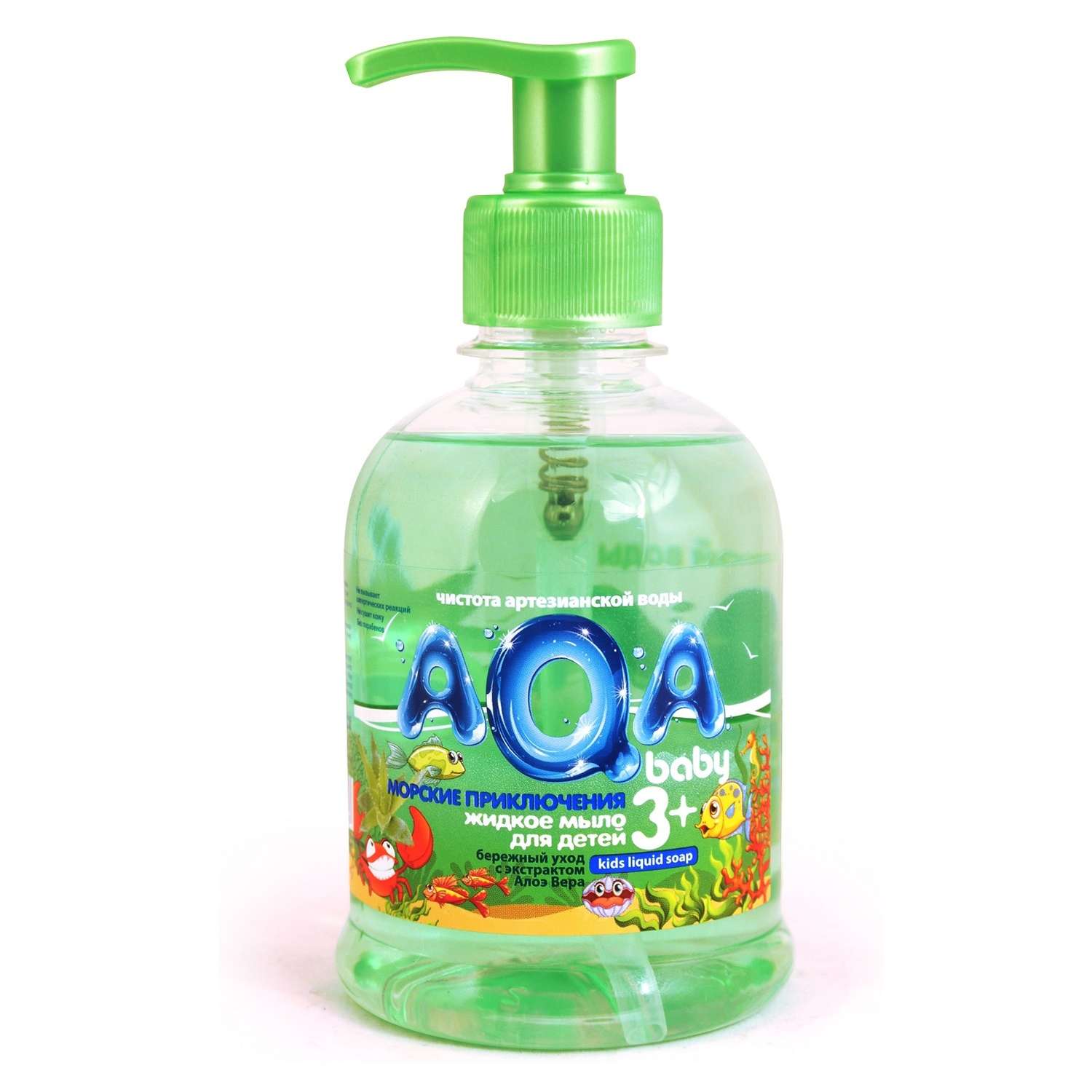 Жидкое мыло AQA baby для детей Морские приключения 300 мл - фото 1