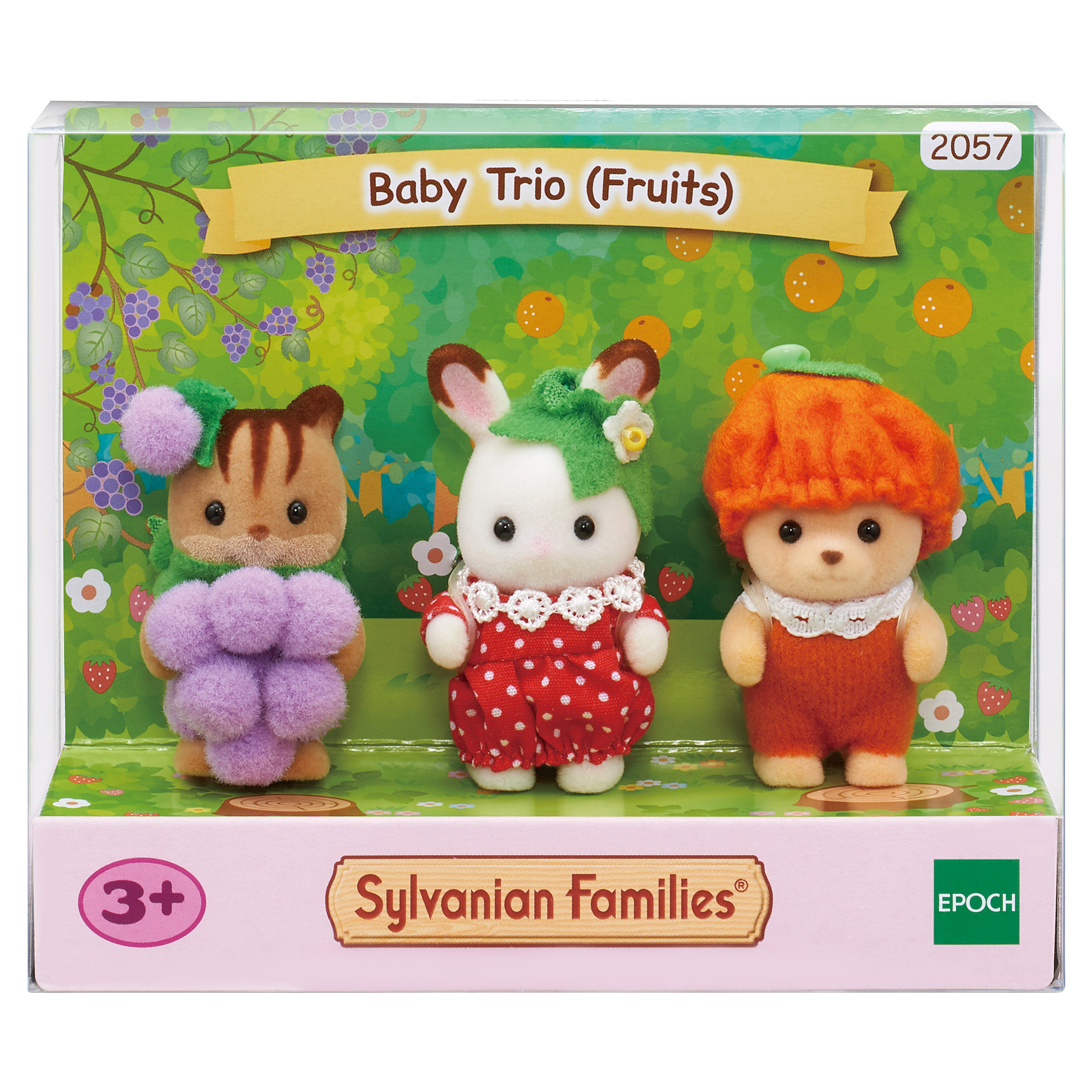 Набор Sylvanian Families Малыши в костюмчиках фруктов 2057 - фото 1