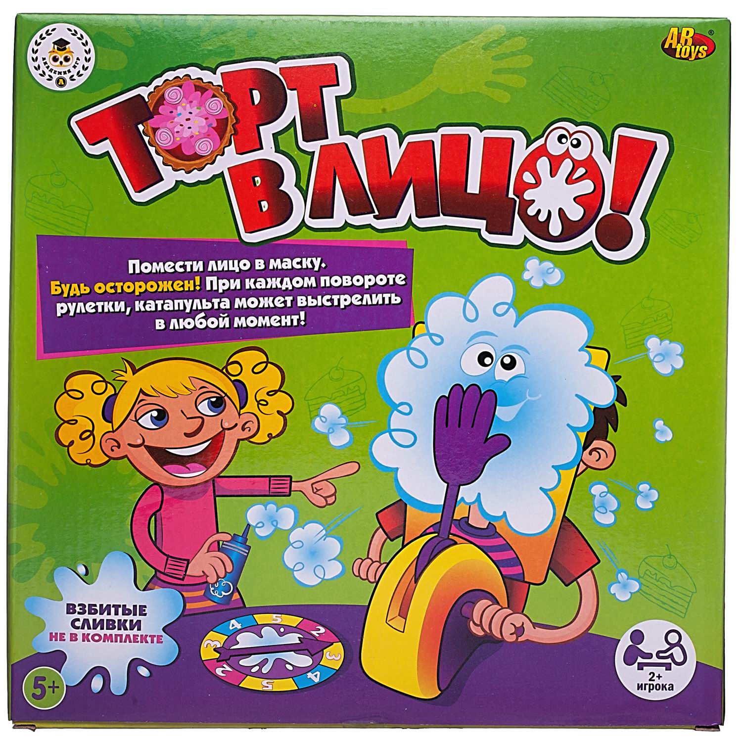 ABtoys Игра настольная Торт в лицо