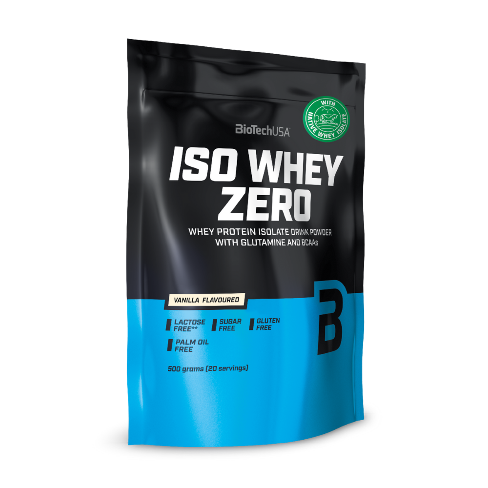 Изолят сывороточного протеина BiotechUSA Iso Whey Zero 500 г. Ваниль - фото 1