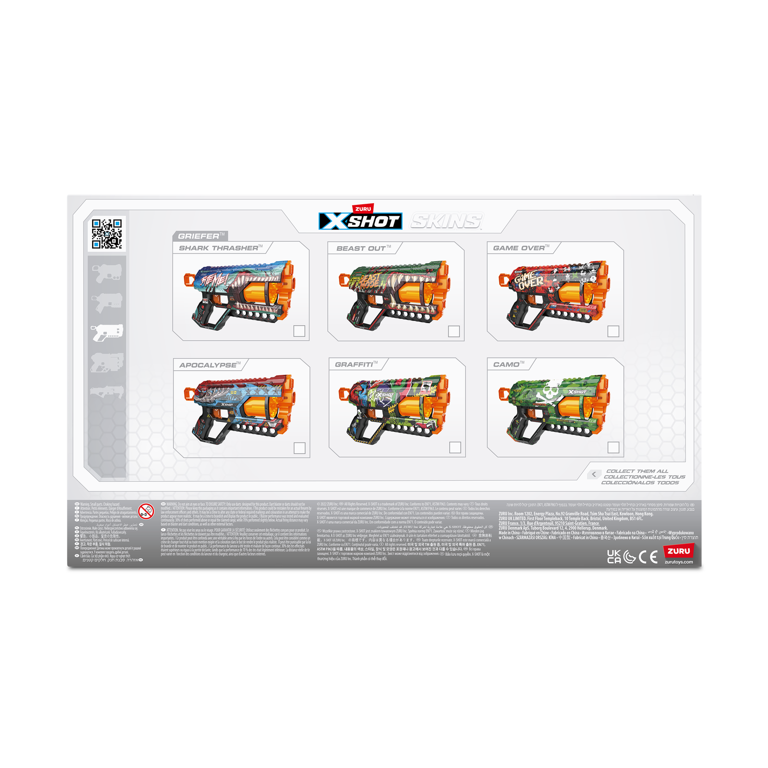 Бластер XSHOT Скинс Грифер Конец игры 36561D - фото 12