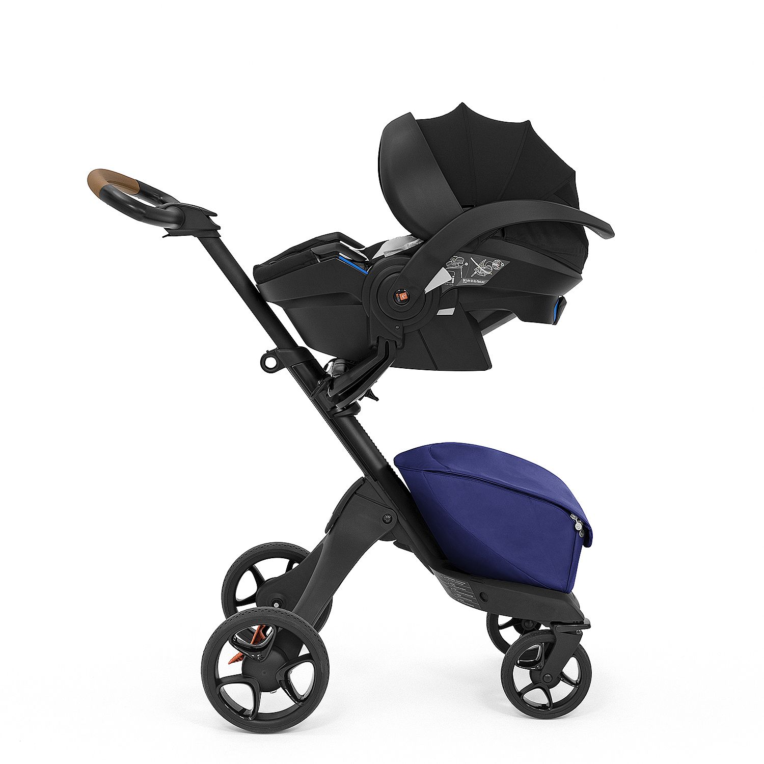 Коляска Stokke Xplory X Синий - фото 12