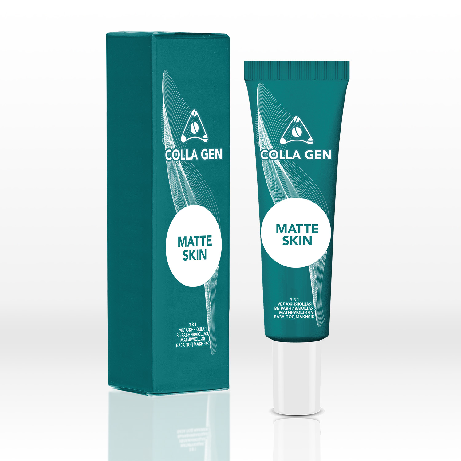 База под макияж COLLA GEN MATTE SKIN 3 в 1 - фото 1