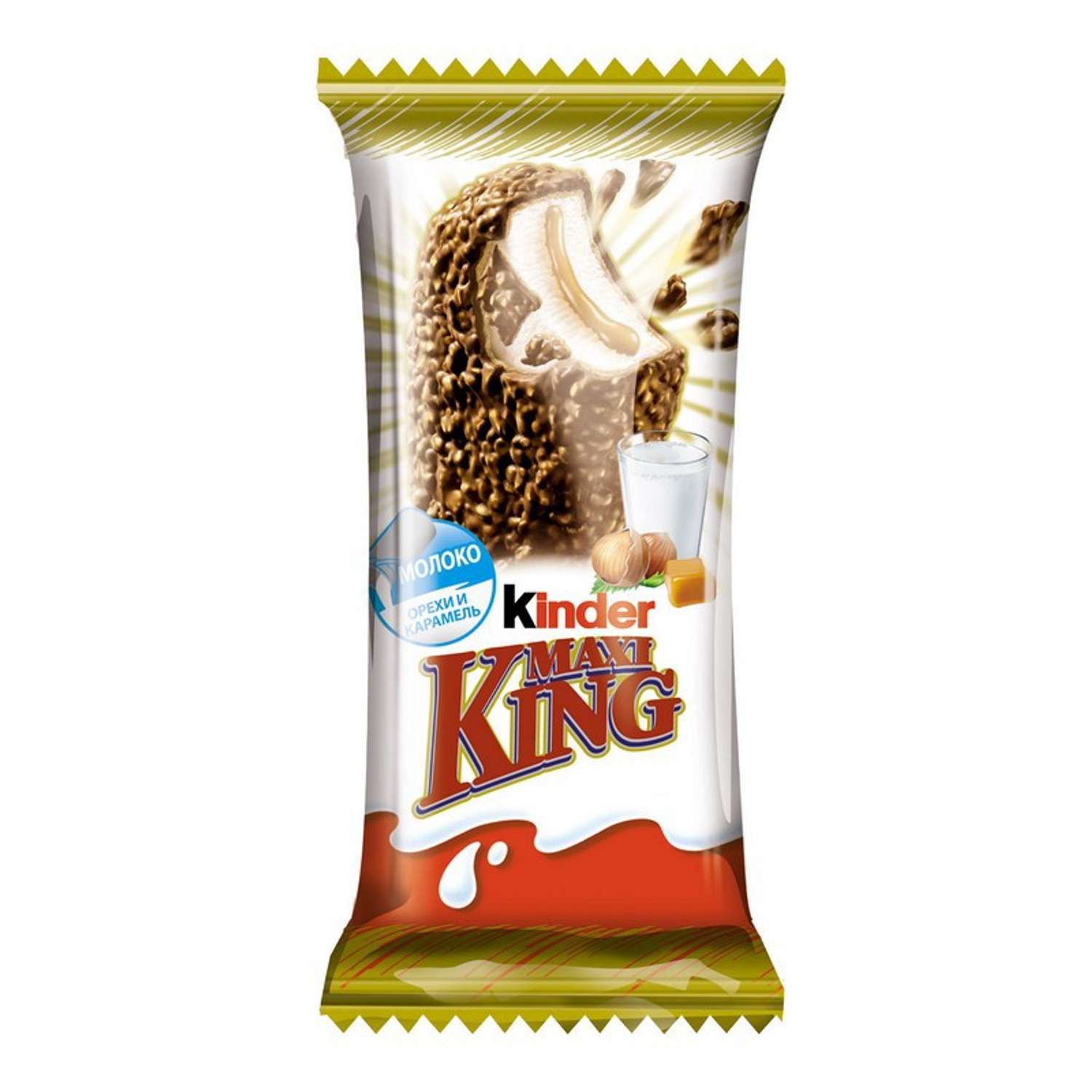 Вафля Ferrero Киндер Макс Кинг шоколад-карамель 35г - фото 1