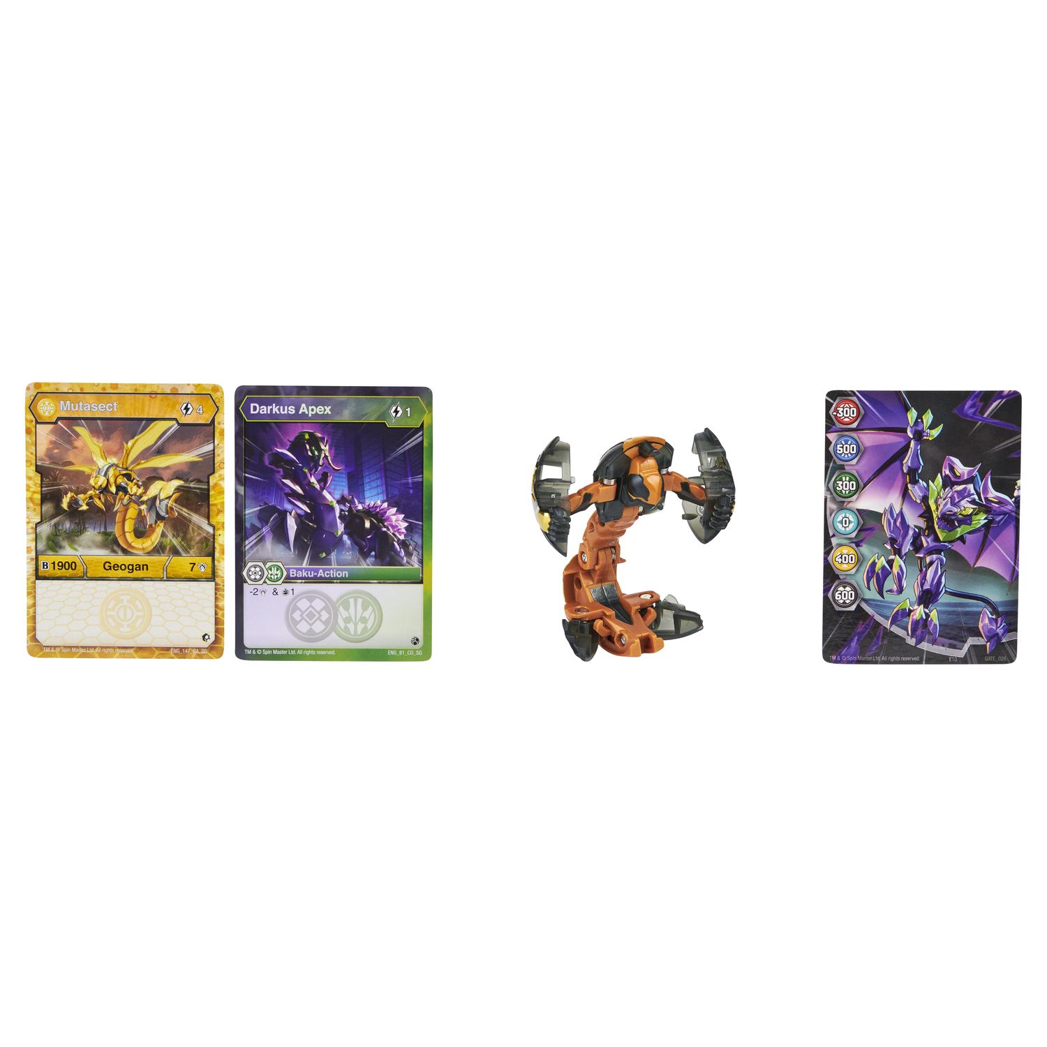 Фигурка-трансформер Bakugan Геоган S3 Wraith Gold 6059850/20131552 - фото 1