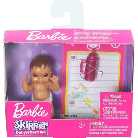 Кукла Barbie Ребенок и набор аксессуаров FHY81