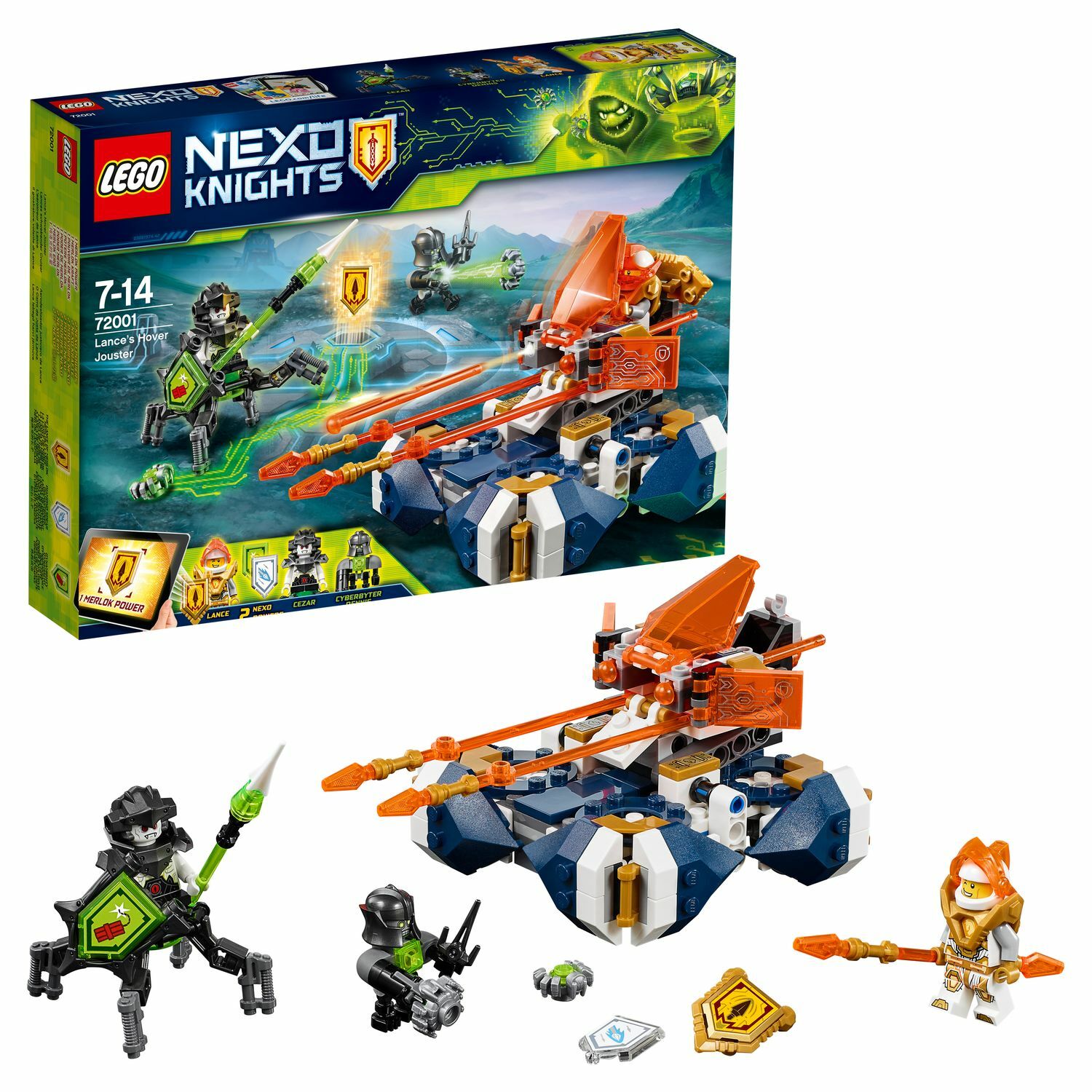 Конструктор LEGO Летающая турнирная машина Ланса Nexo Knights (72001)  купить по цене 1499 ₽ в интернет-магазине Детский мир