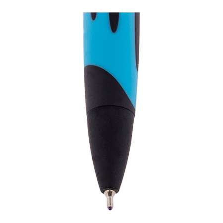 Ручка шариковая автоматическая BERLINGO Color Zone синяя 07мм корпус ассорти набор 20 шт