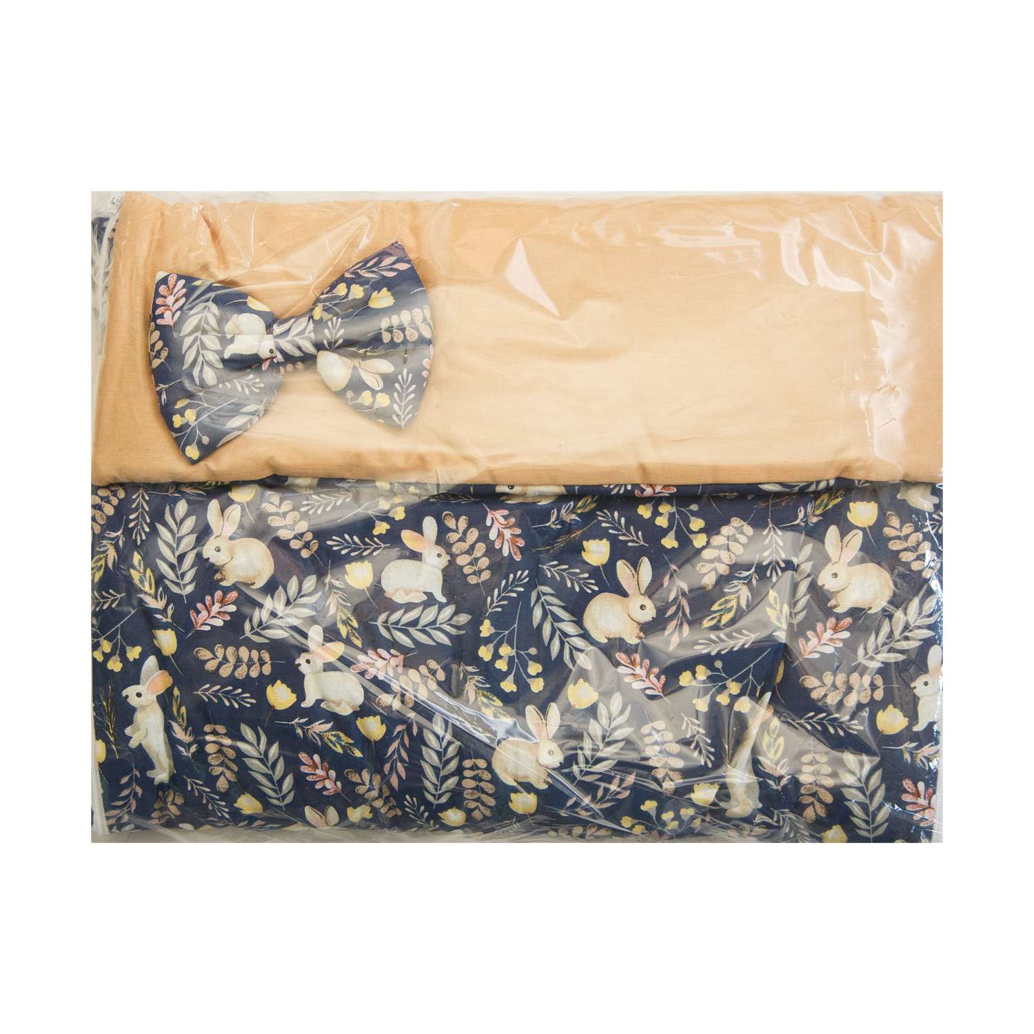 Одеяло-спальный мешок Amarobaby Magic Sleep Зайчики Синий - фото 2