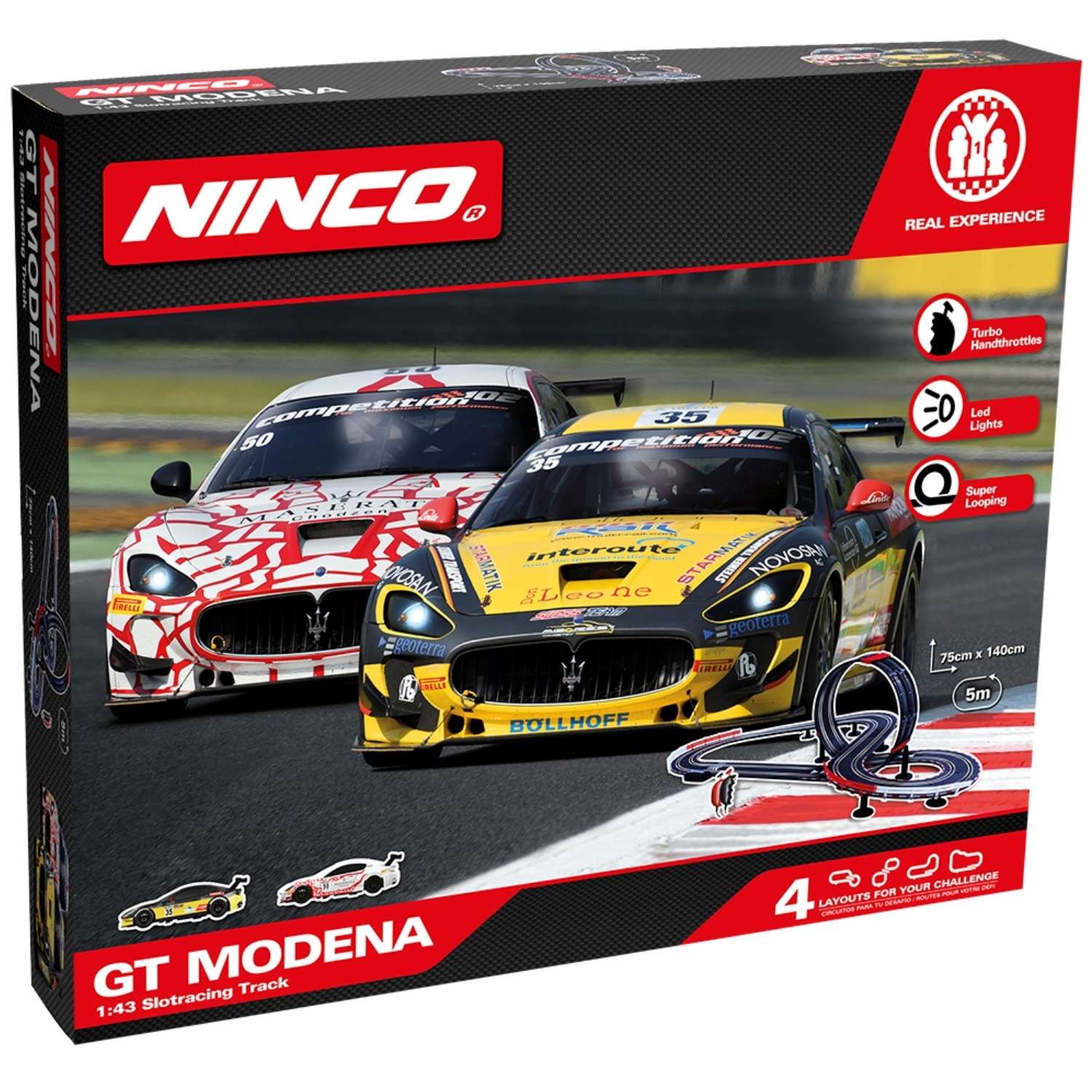 Автотрек Ninco GT Modena 1:43 91015 - фото 2