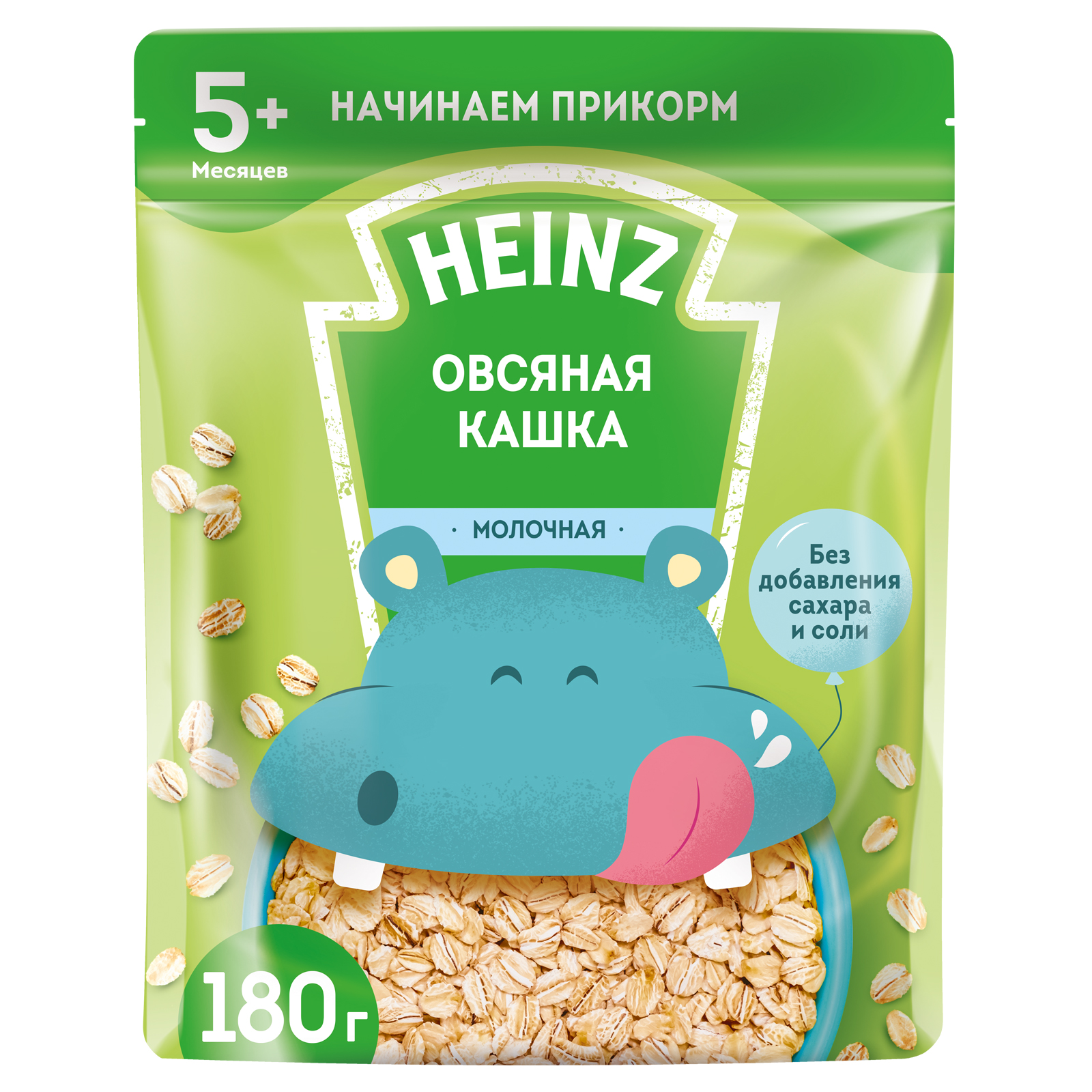 Каша Heinz молочная овсяная 180 г с 5 месяцев