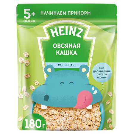 Каша молочная Heinz овсянка 180г с 5месяцев