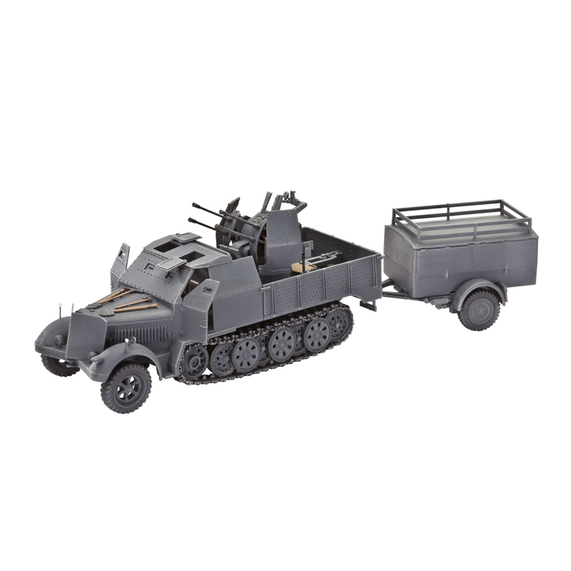 Полугусеничный тягач Revell Sd Kfz 7/1 3195 - фото 2