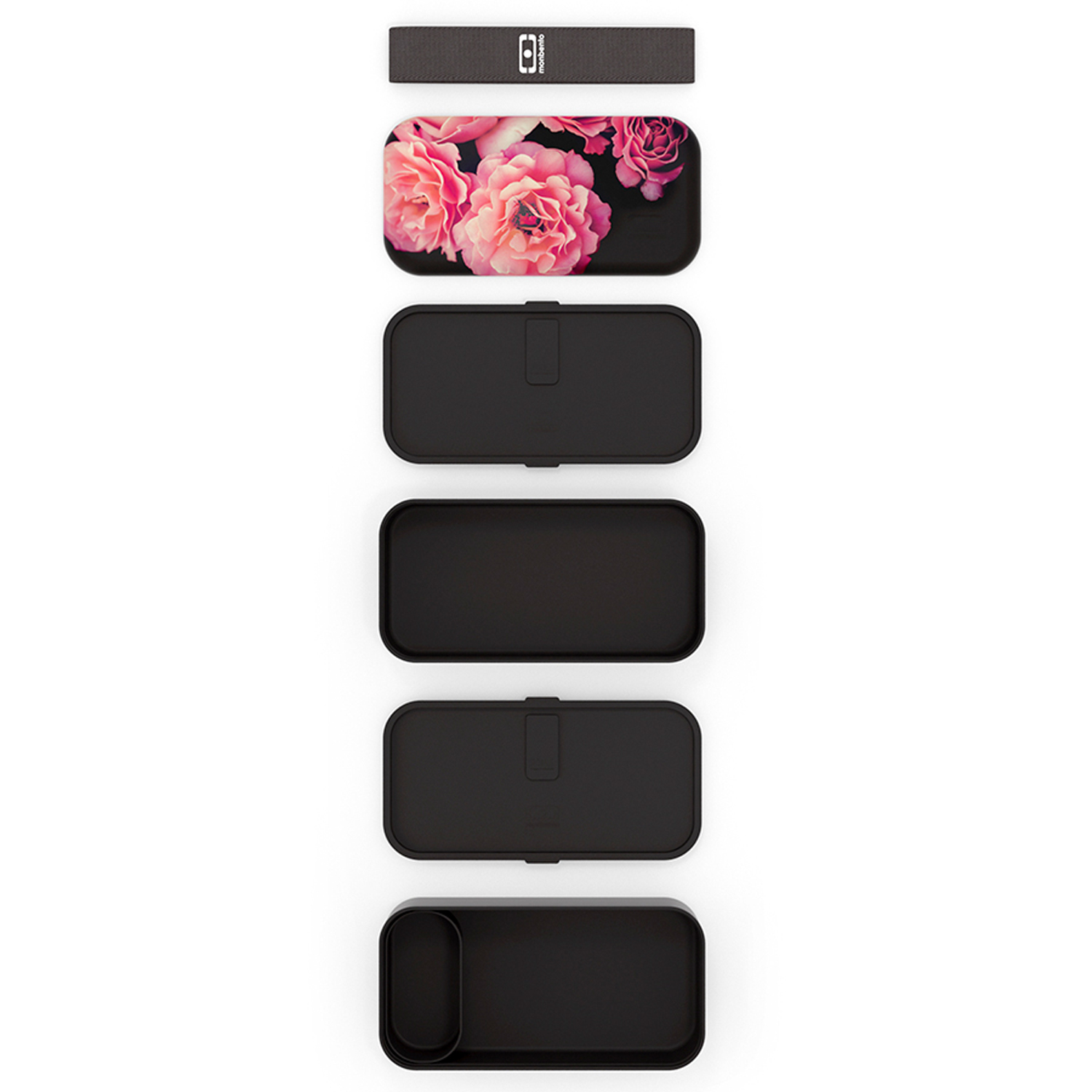 Ланч-бокс Monbento MB Original Flower mood black - фото 4